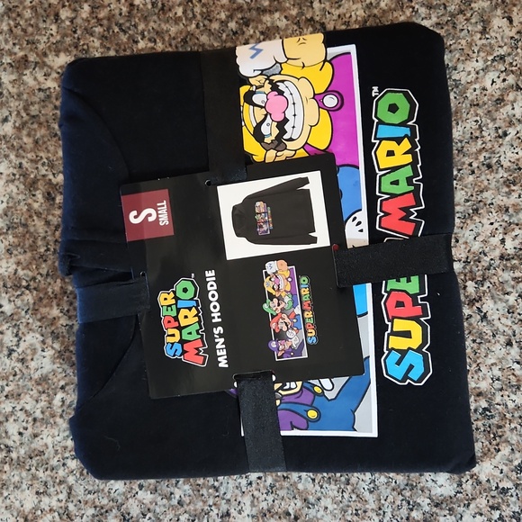 Super Mario Men's Hoodie "all the bros" - Picture 2 of 4